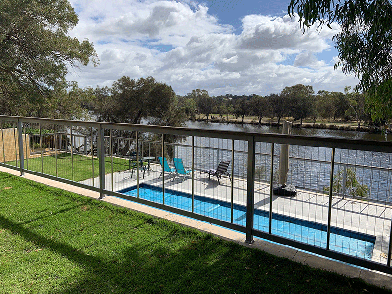 Sentrel Australia Balustrade and Pool Fencing. Maximum views.